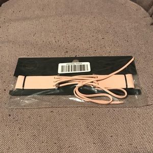 Forever 21 pink, lace up choker
